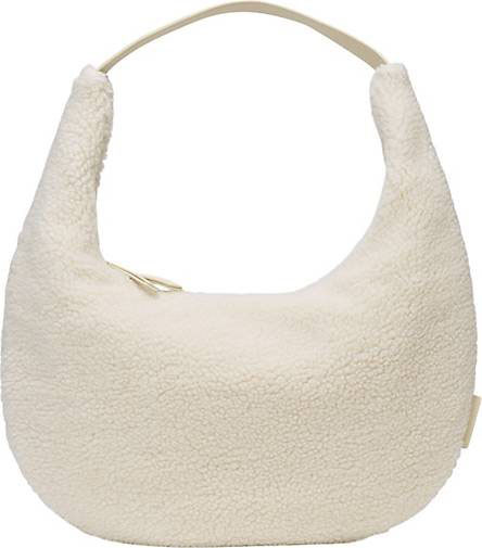 Marc O'Polo Teddy-Hobo Bag mit soften Lammleder-Details