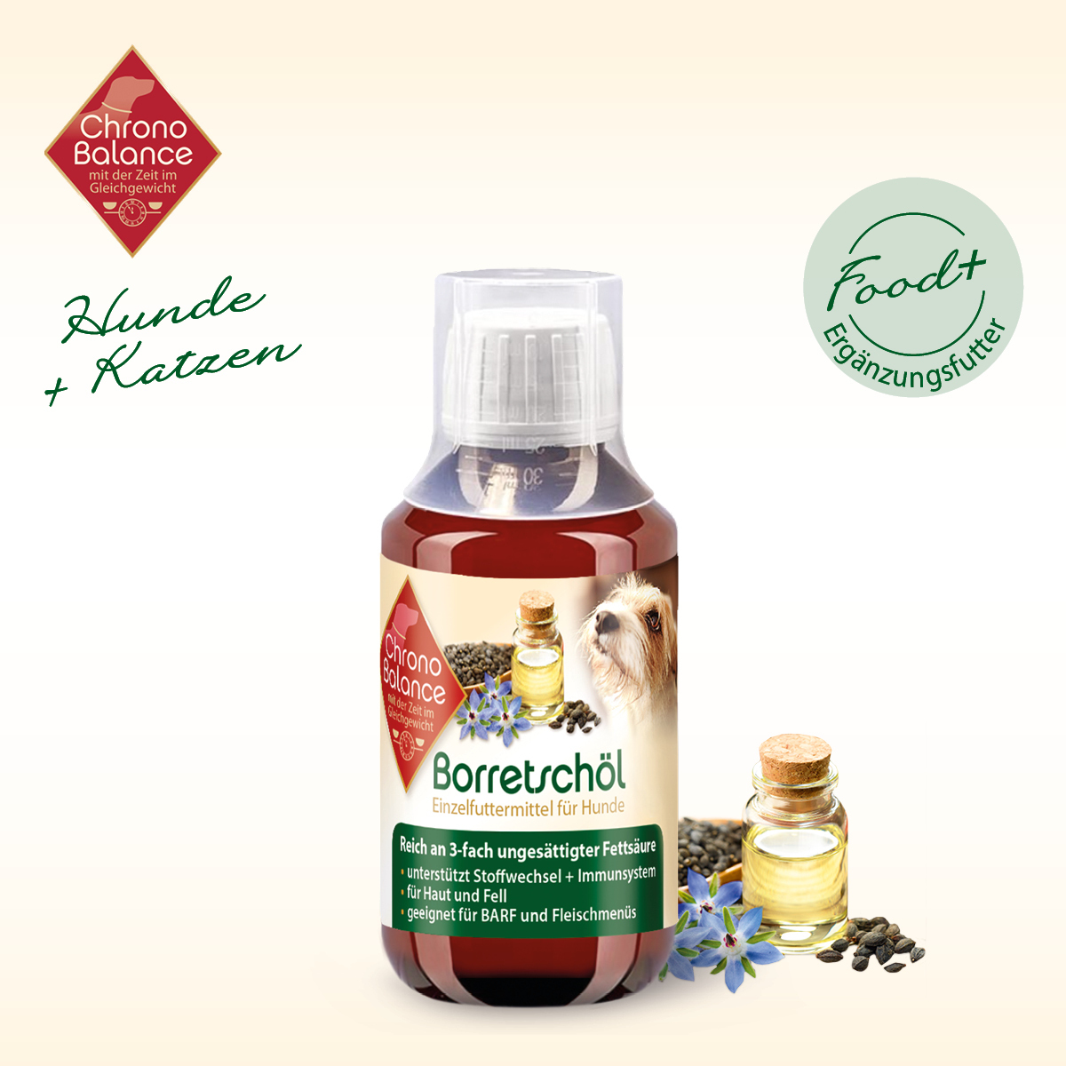 ChronoBalance Ergänzungsfutter & Aufzucht ChronoBalance natürliches Borretschöl
