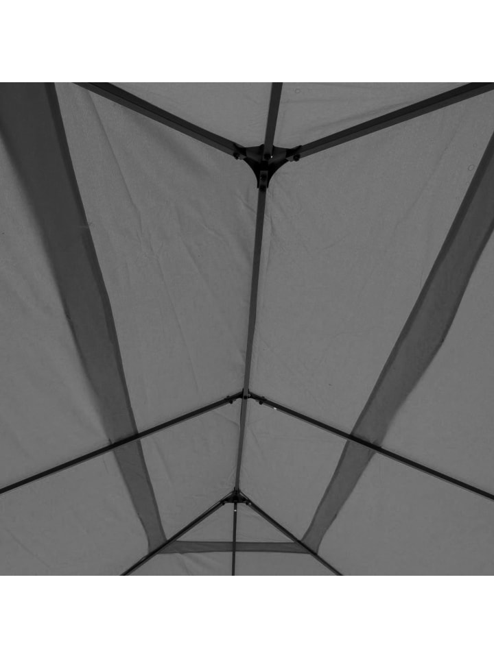 MCW Pergola Calpe mit Seitenwand und Moskitonetz, Grau mit Seitenwand   Moskitonetz günstig kaufen onesize