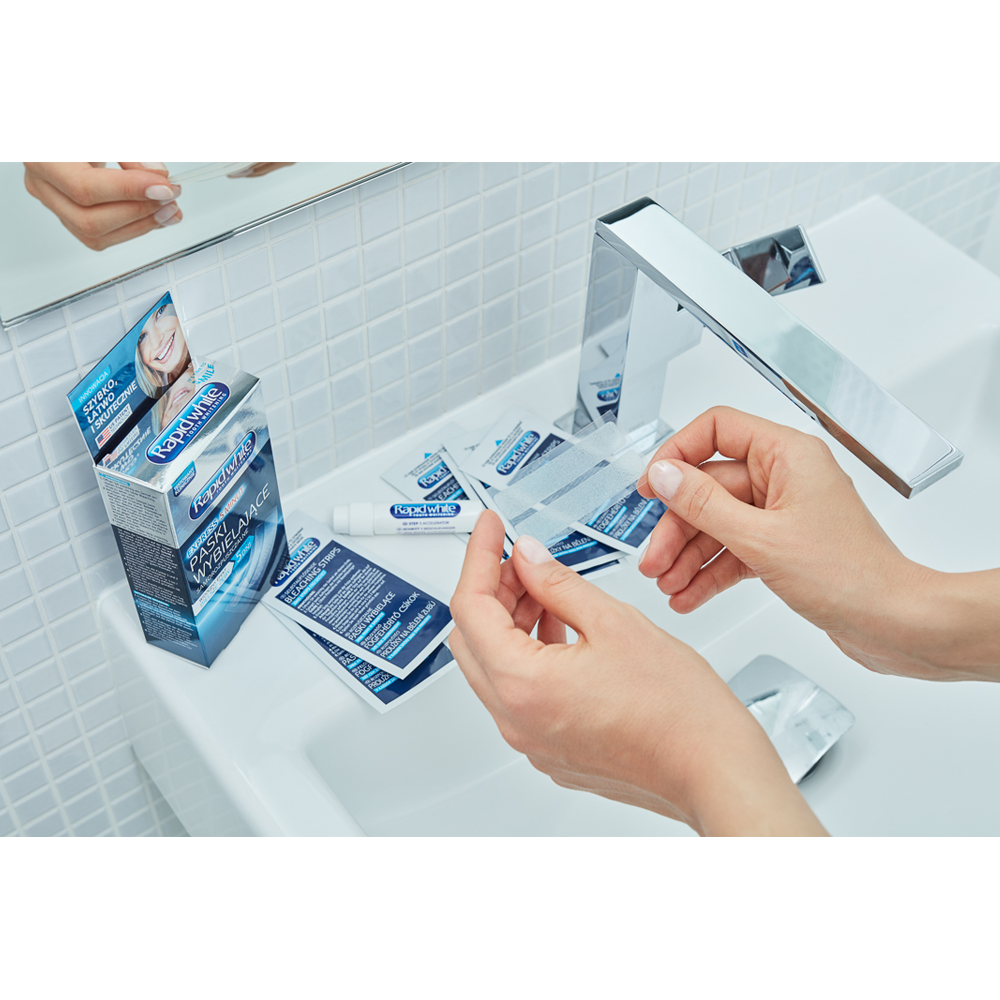 Rapid White Bleaching Strips