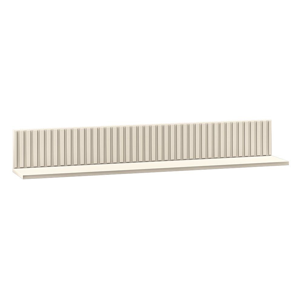 Lomadox Wohnwand SALOU-131, (4-St., 4-tlg), in kaschmir matt mit gerillter Optik