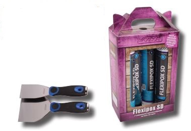 Köhler Woodcap 660048 Flexipox SD Duopack 2 juegos/caja + 2 cuchillas de modelado