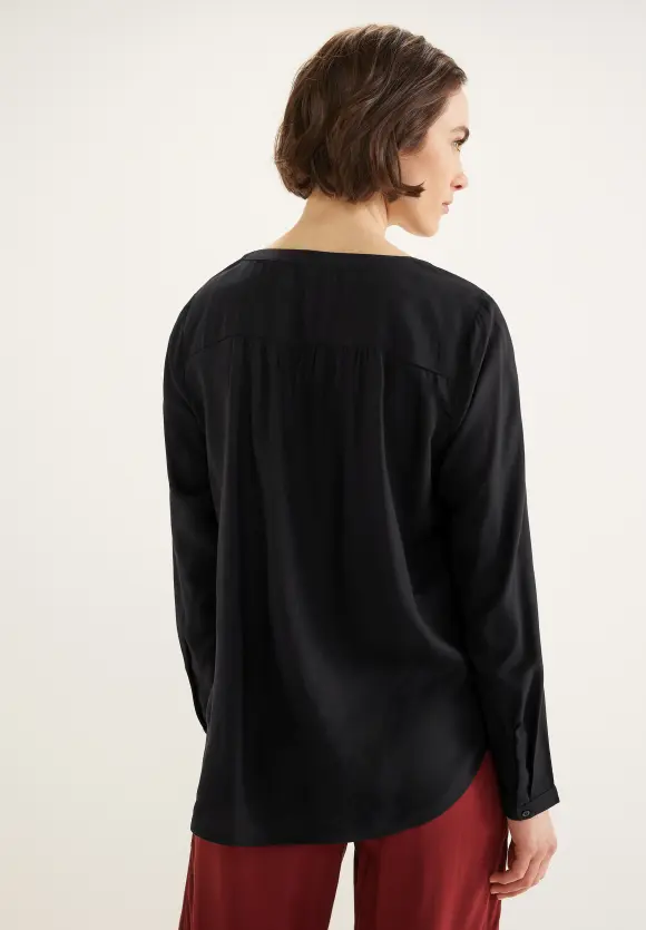 Street One Bluse in Unifarbe