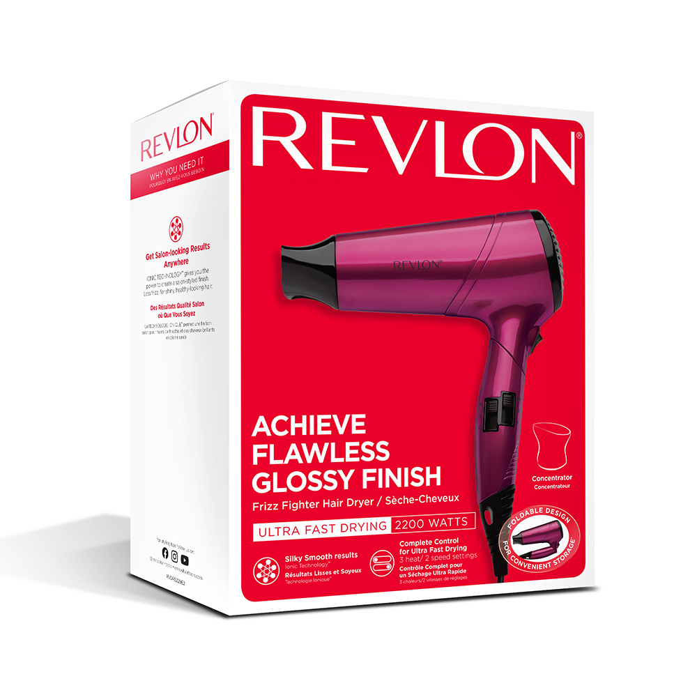 revlon accessories SECHE-CHEVEUX FRIZZ FIGHTER Sèche-cheveux pliable
