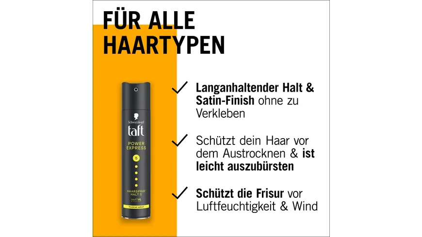 TAFT Haarspray Power Express 250 ml Haltegrad 5 - sehr starker Halt 250 ml