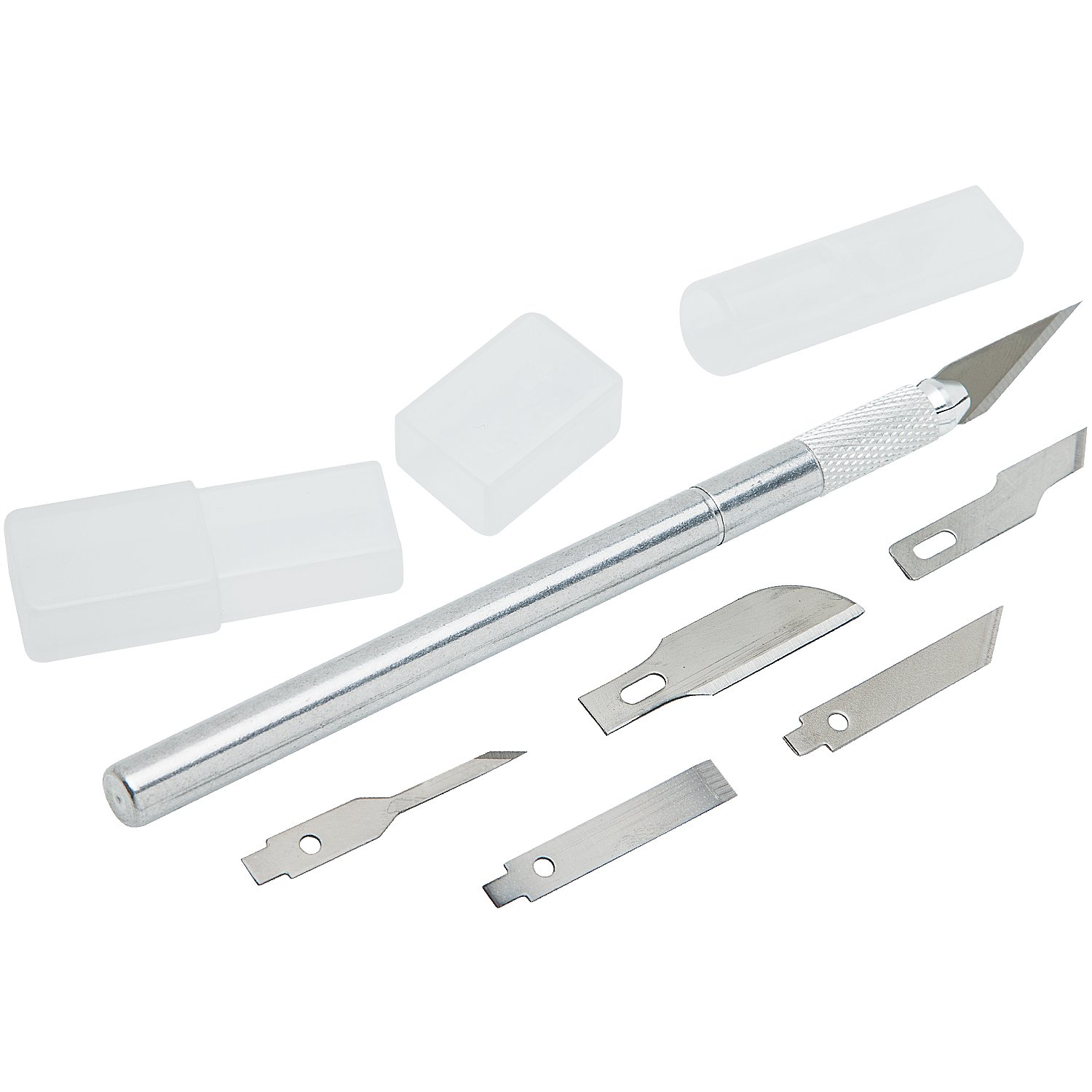 buttinette Präzisionsmesser, 1 Messer mit 6 Klingen