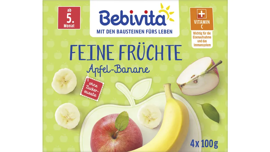 Bebivita Feine Früchte Apfel-Banane 400 g