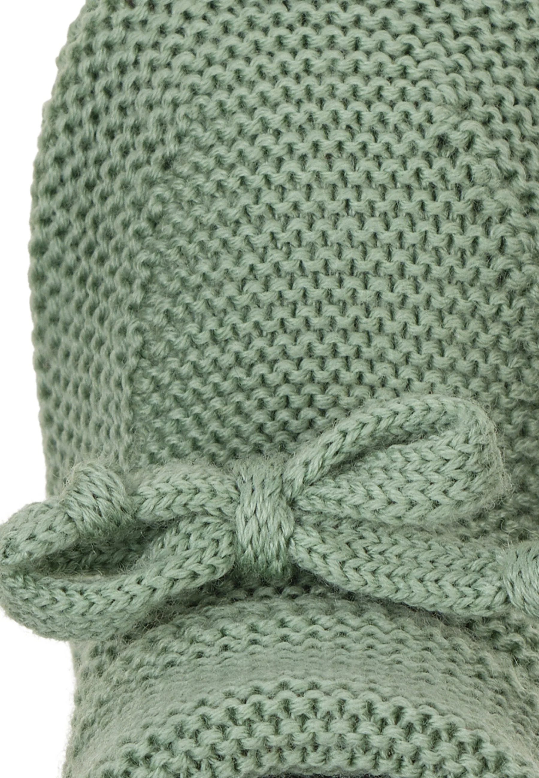 Strick-Schuh aus Wolle (Merino) zum Binden