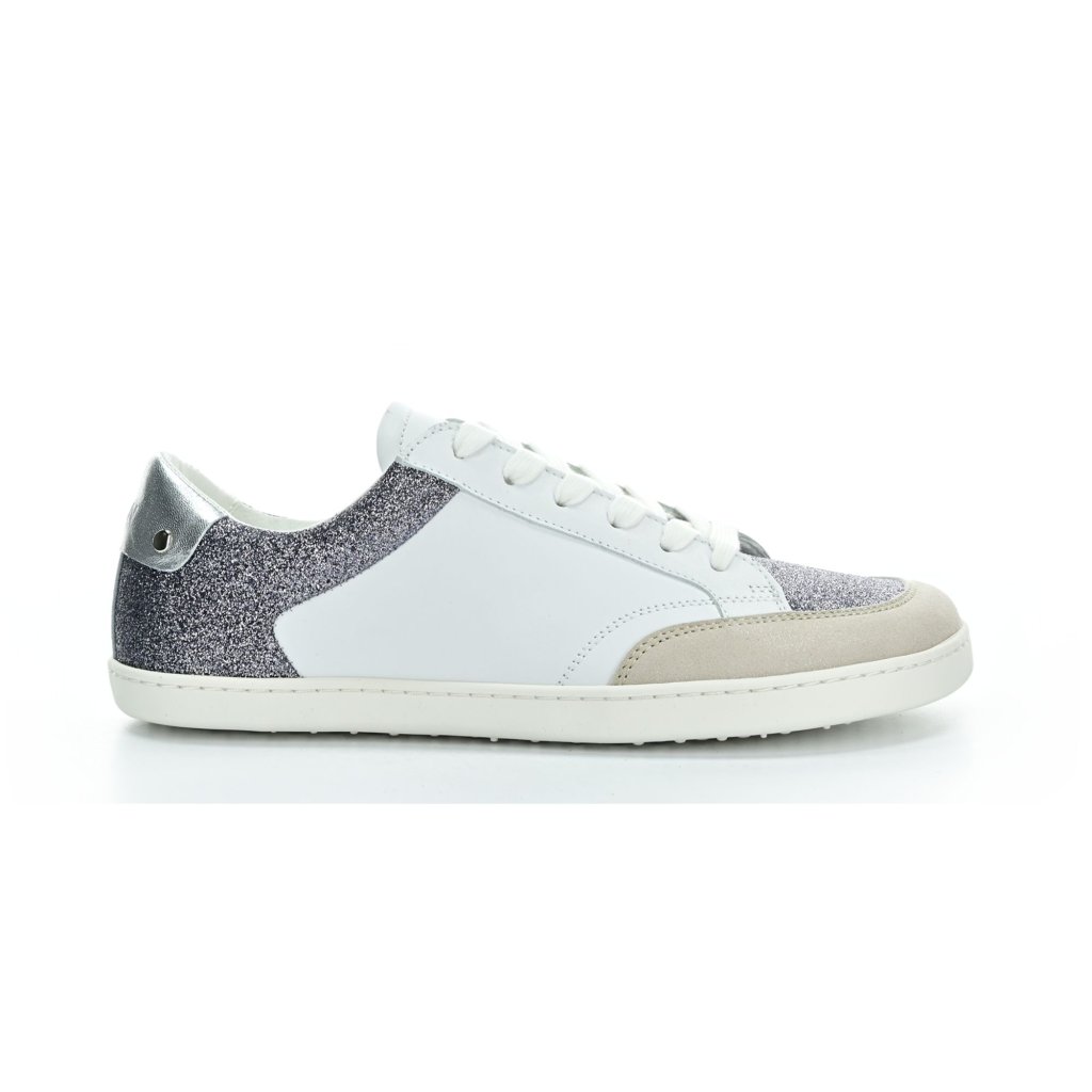 Shapen Charm Silver Leather Barfuß-Halbschuhe