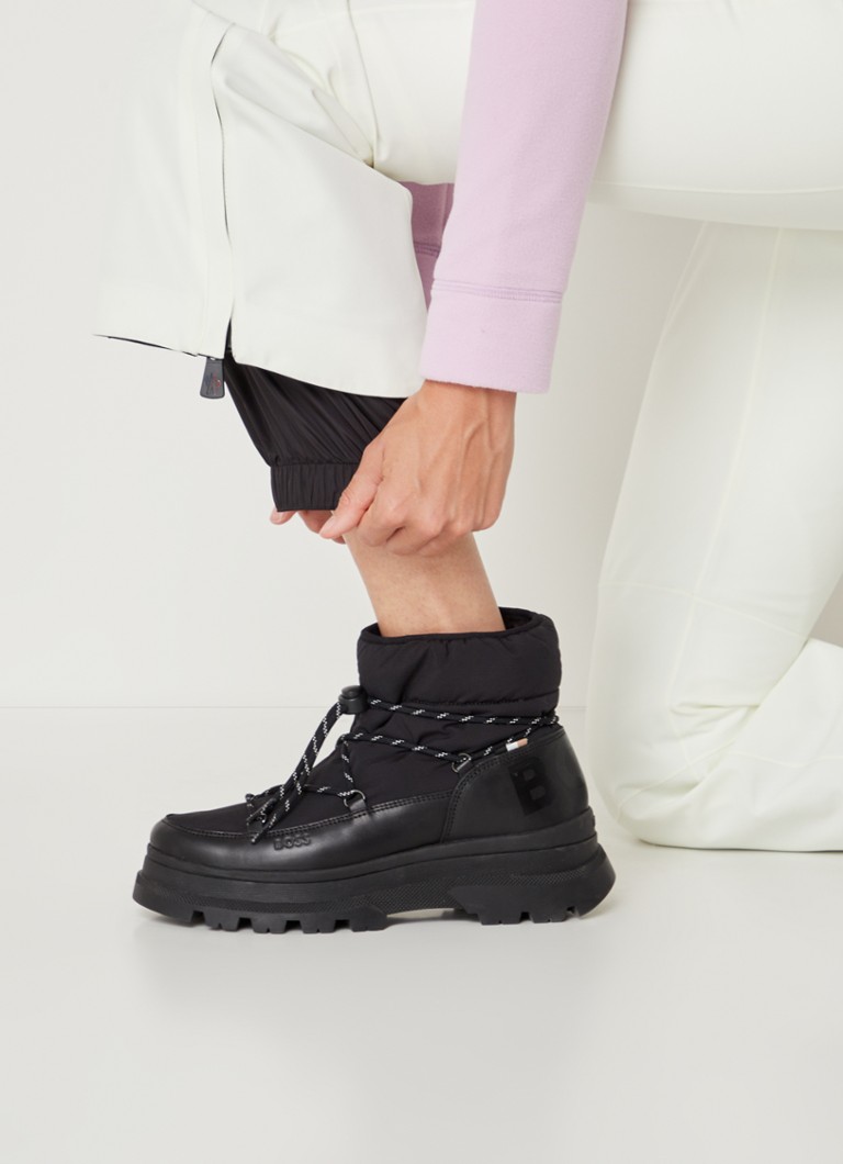 Calça de esqui acolchoada Moncler Gore-Tex de cintura alta e corte flare