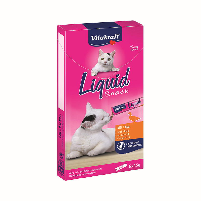 Vitakraft Kattesnacks 6x15 g Liquid and Vitakraft
