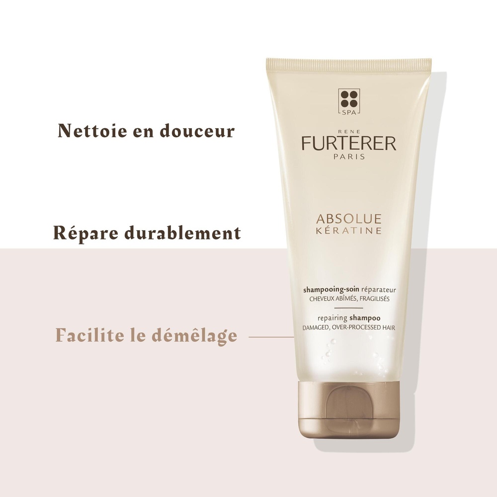 Furterer Absolue Keratine - soin réparateur sanssulfates à la Kératine Végétale Shampoing