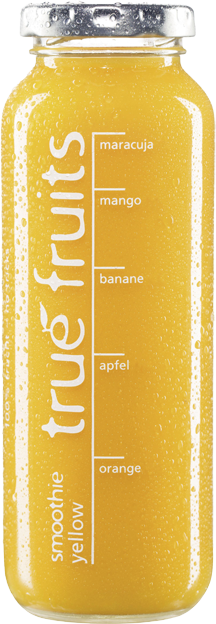 True Fruits smoothie yellow