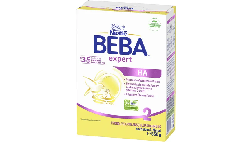 Nestlé Beba Expert HA2 Folgenahrung nach dem 6. Monat 550 g