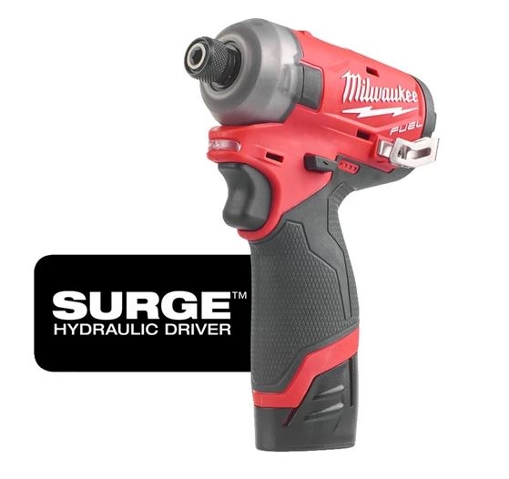 Parafusadeira de impacto hidráulica sem fio Milwaukee 4933464973 M12 FQID-202X 12V 2.0Ah Li-Ion
