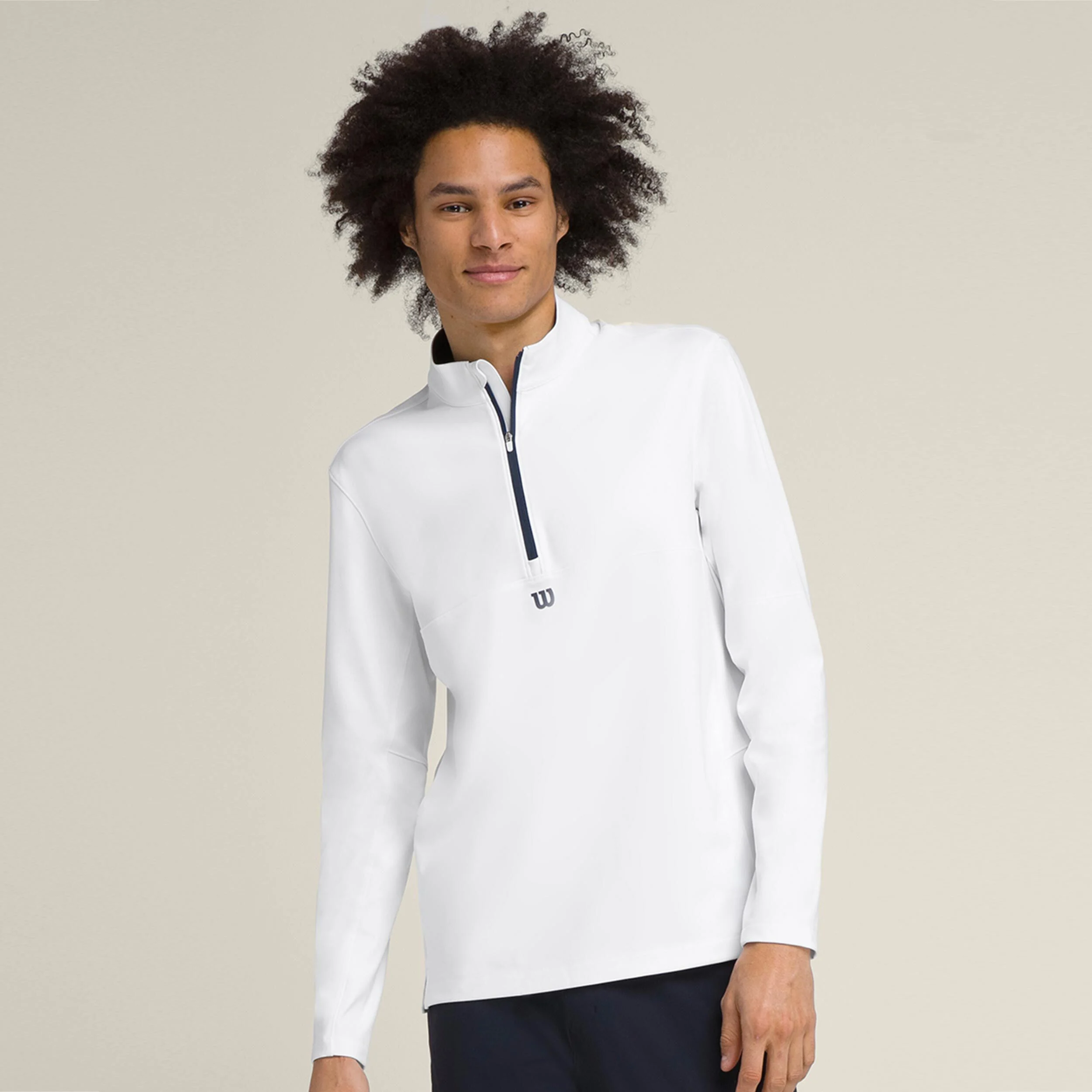 Elevate Performance 1/2 Zip Sweatshirt Herren - Weiß