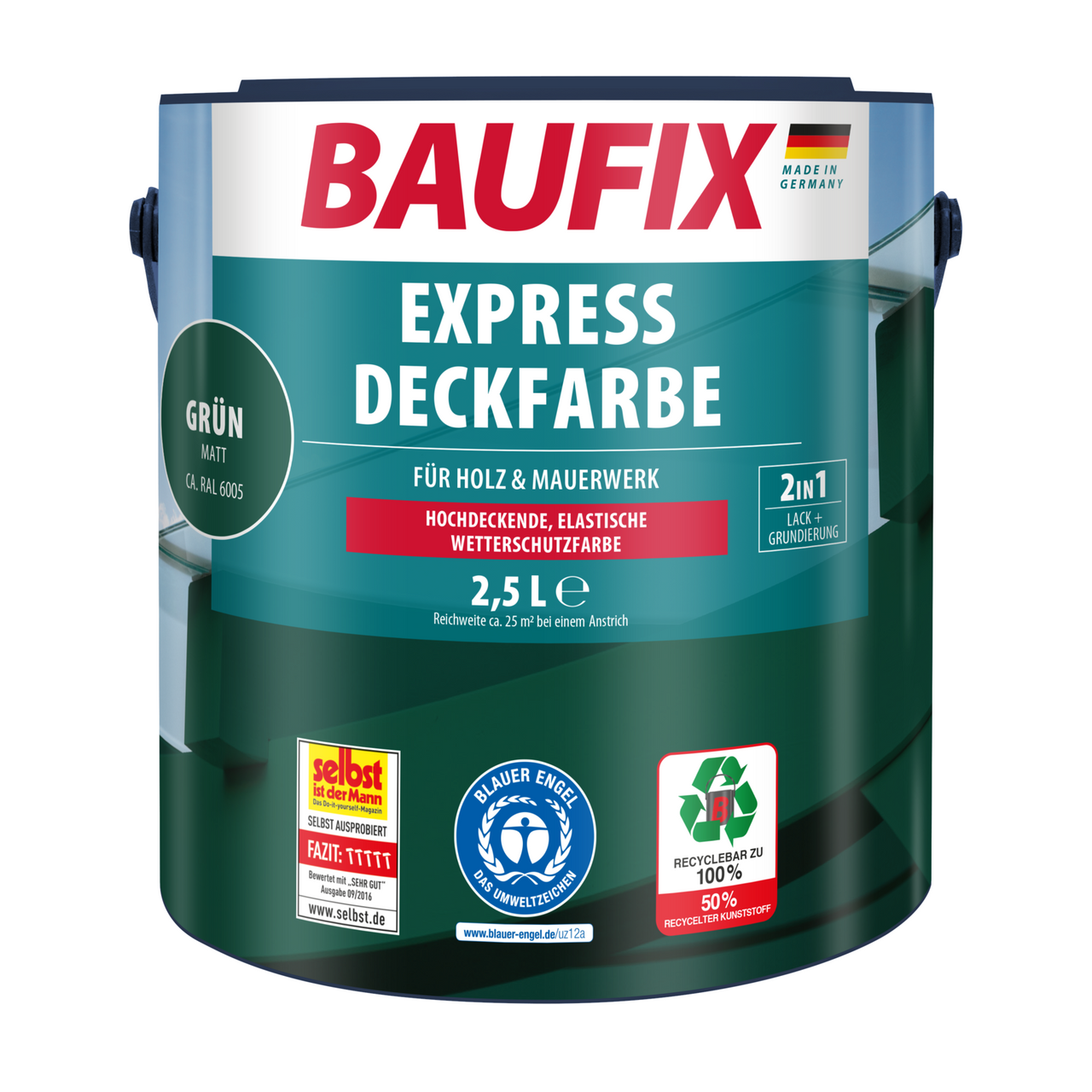 Baufix Express Deckfarbe grün