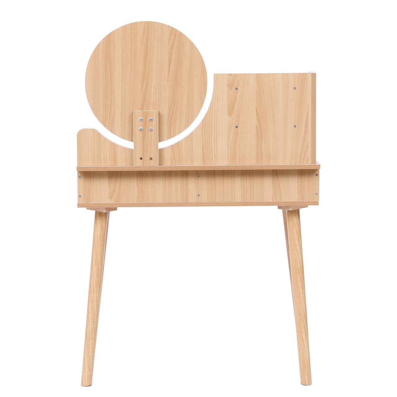 Happy Home Happy Home Schminktisch mit Spiegel, 2 Schubladen & Ablage HDT03-HOL Holz