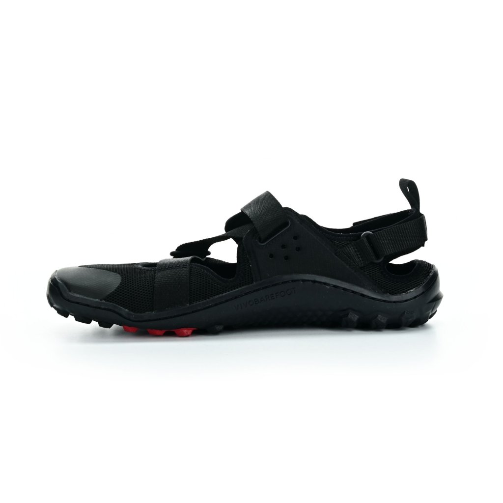 Vivobarefoot Tracker Sandal L Obsidian Textile Barfußsandalen
