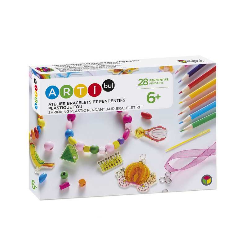 Atelier Bracelets et pendentifs plastique fou Oxybul