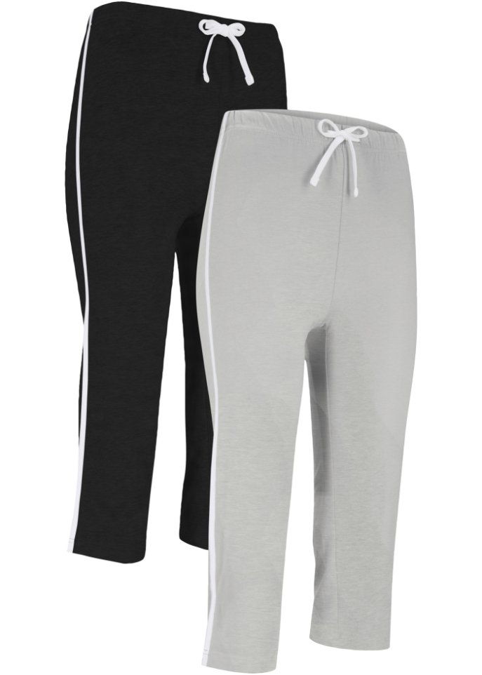 Sport Capri-Hose, Skinny (2er Pack)