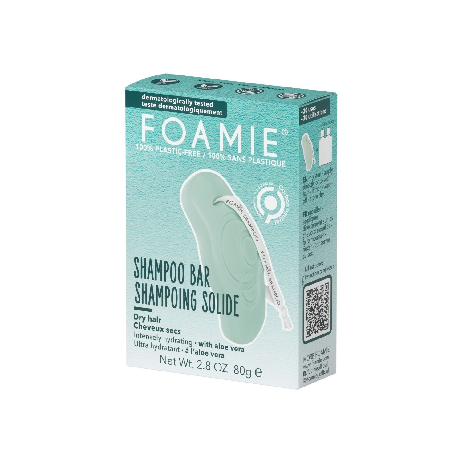 FOAMIE Shampoing solide Aloe You Vera Much