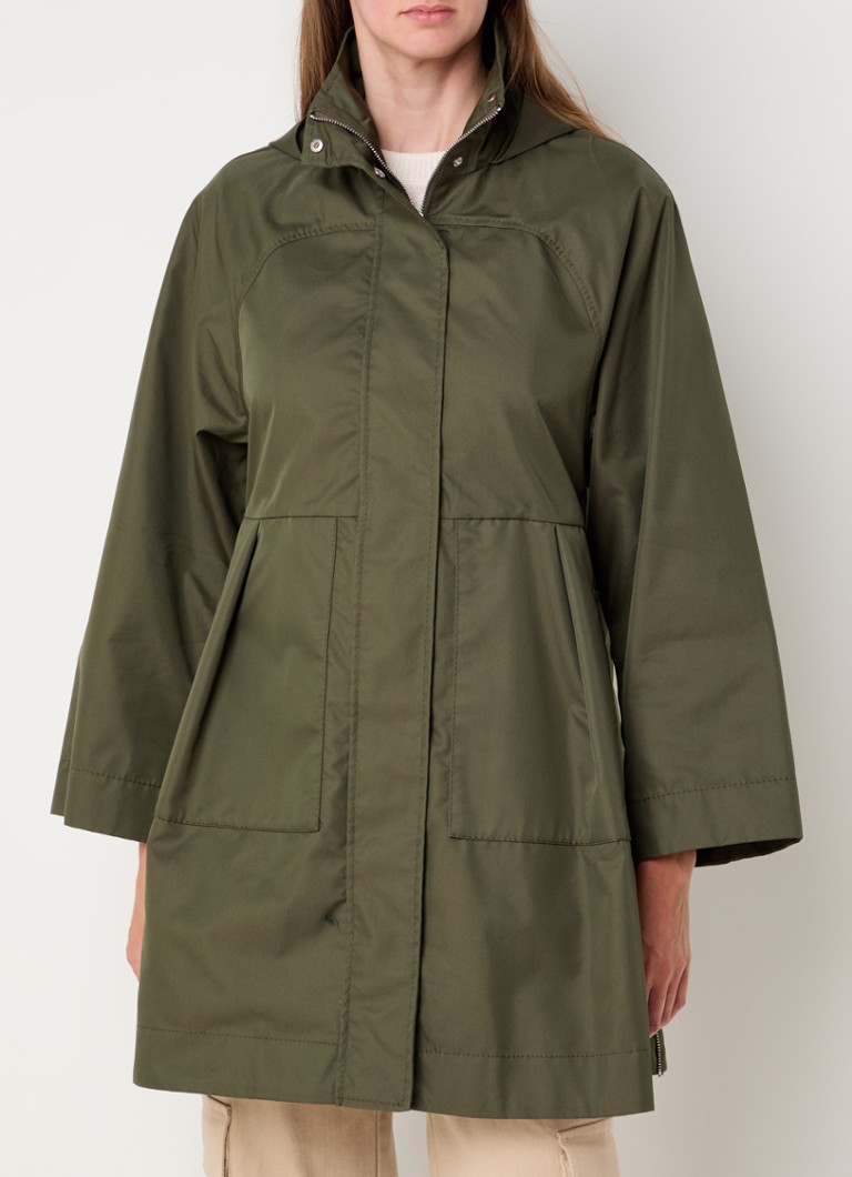 MaxMara Tonaca parka with hood and side pockets
