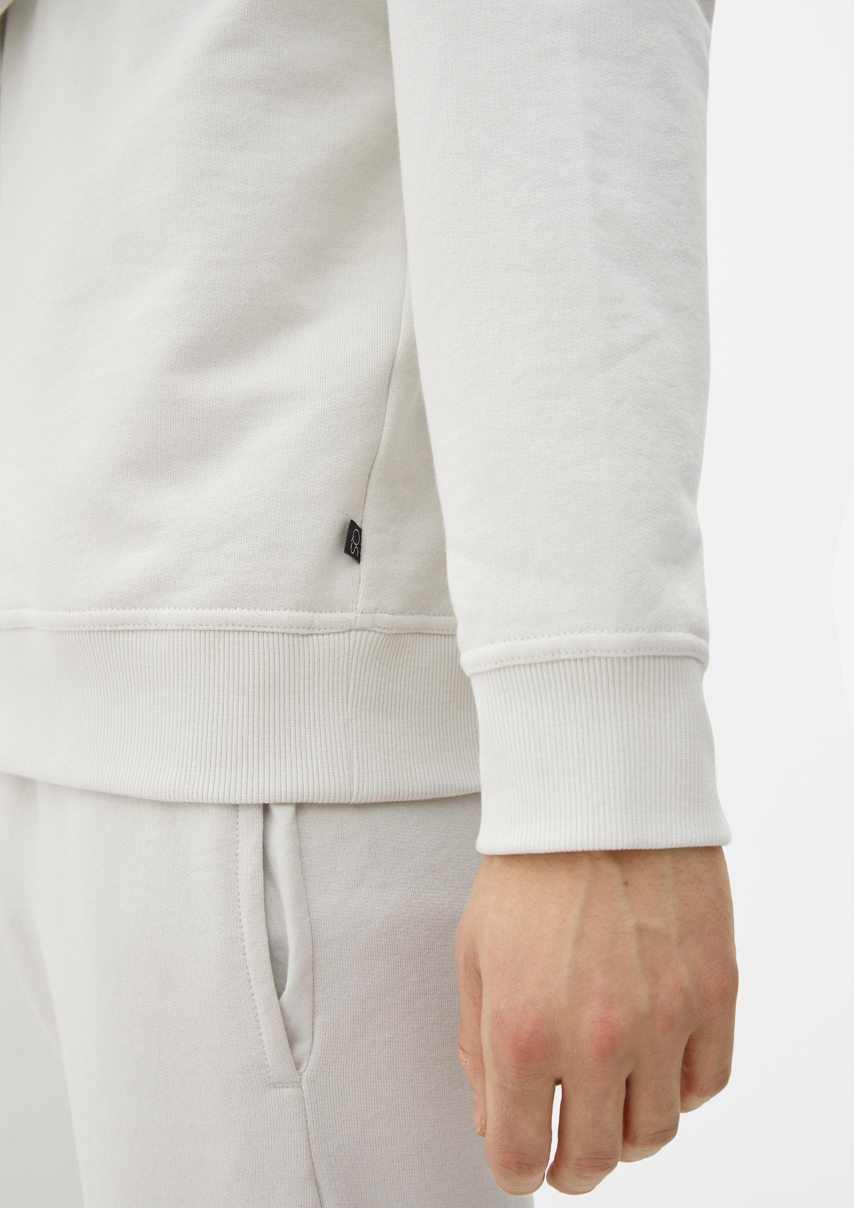 QS x JAMULE Sweater mit aufgesticktem Schriftzug  2127221-90L0