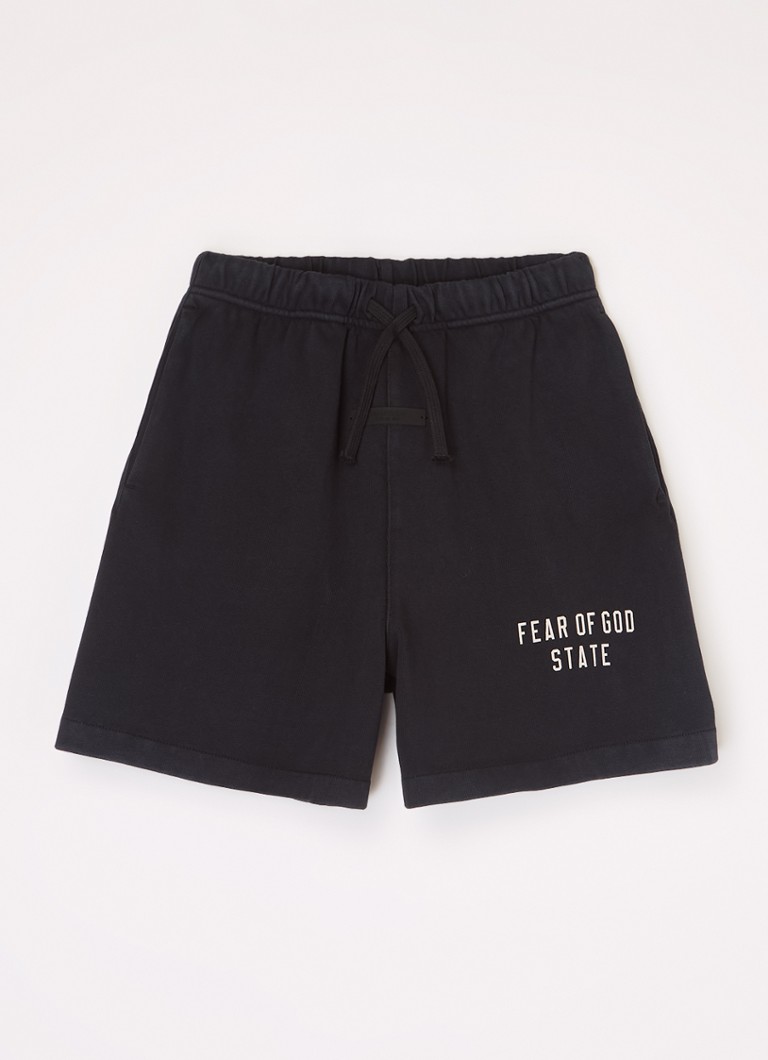 Pantaloni scurți sport cu logo larg Fear of God Essentials