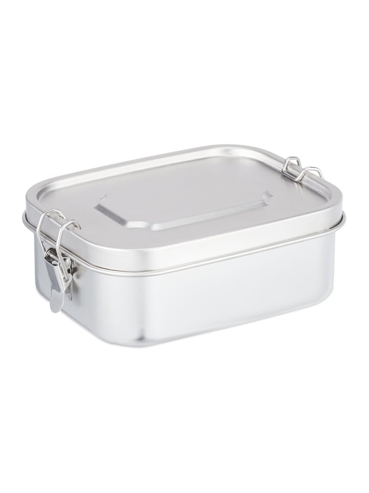 relaxdays Brotdose in Silber - 1 Liter günstig kaufen onesize