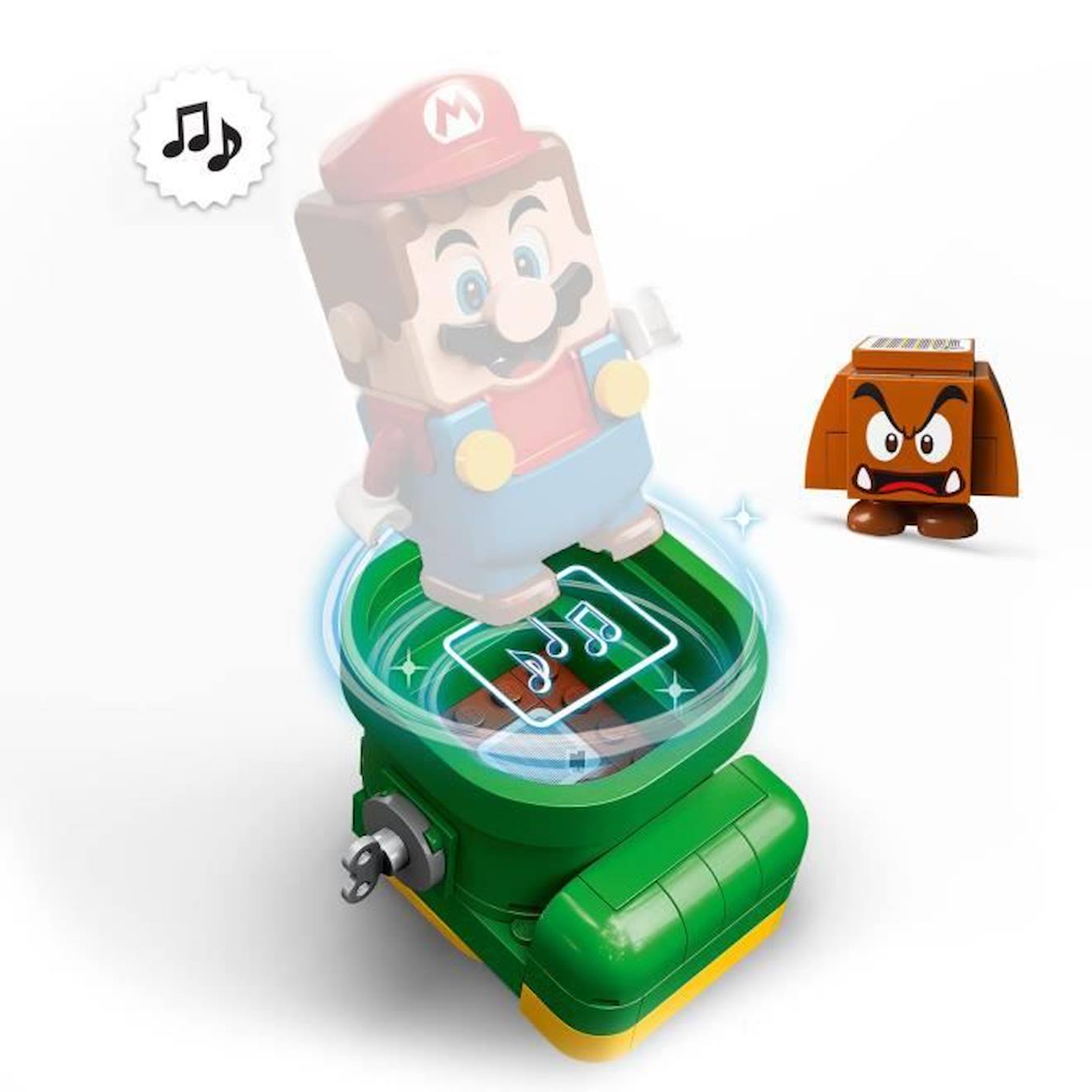 LEGO Super Mario 71404 Ensemble d’extension La Chaussure du Goomba, Jouet Construction vert