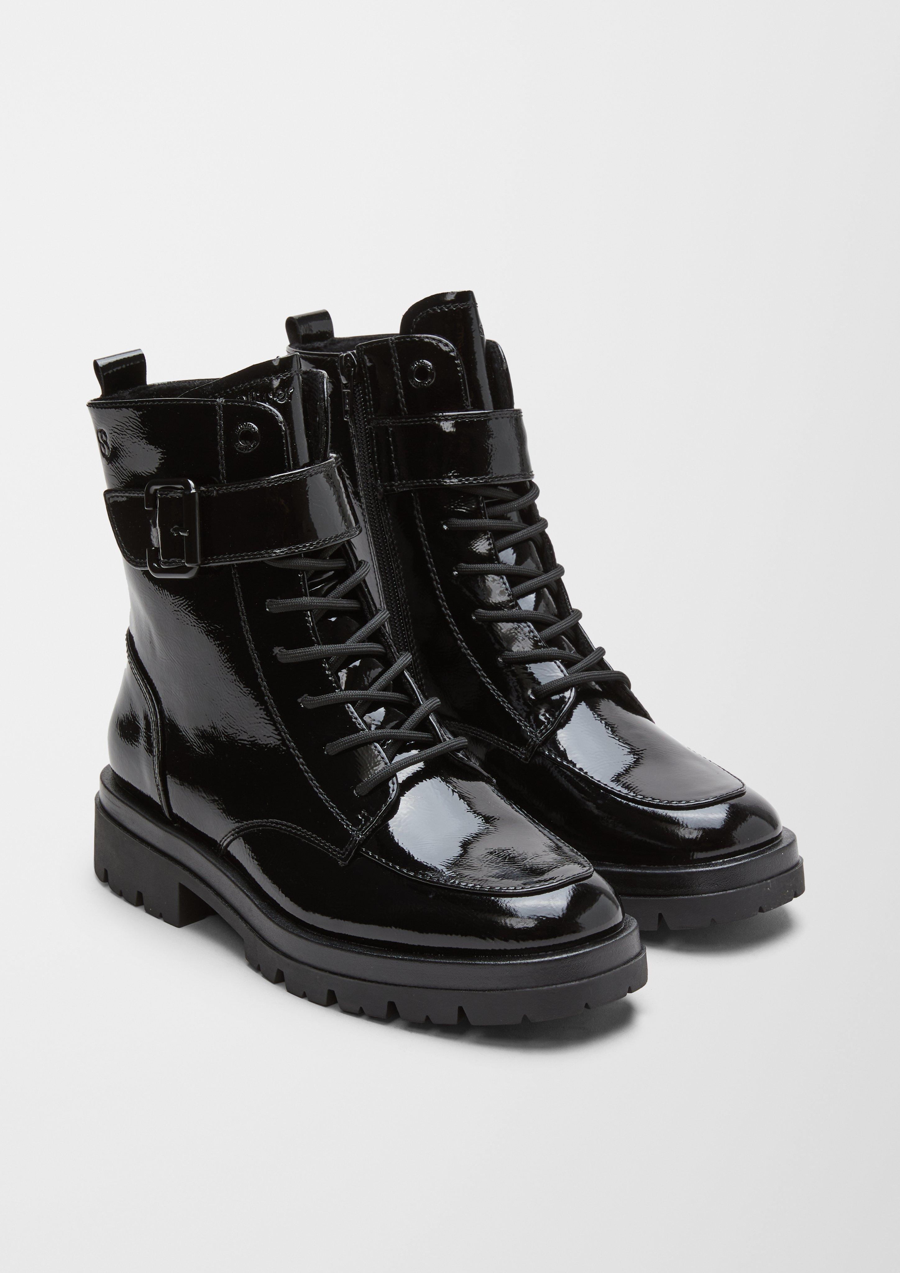 Stiefel in Lackleder-Optik  6006563-018