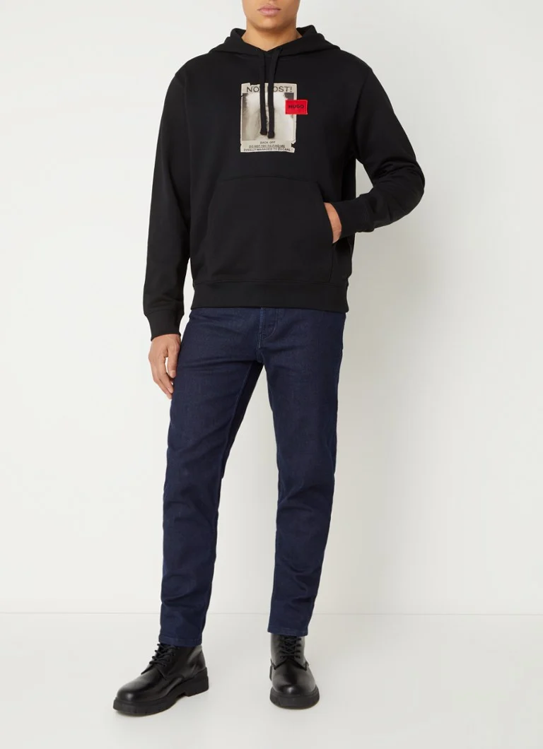 HUGO BOSS Dreef hoodie with logo print