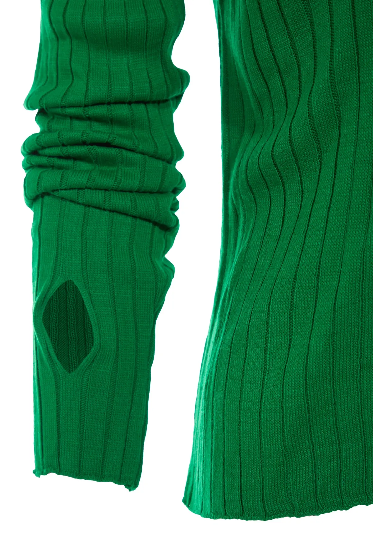 Trendyol Collection  Grüner Rollkragen-Strickpullover TWOAW21KZ1113