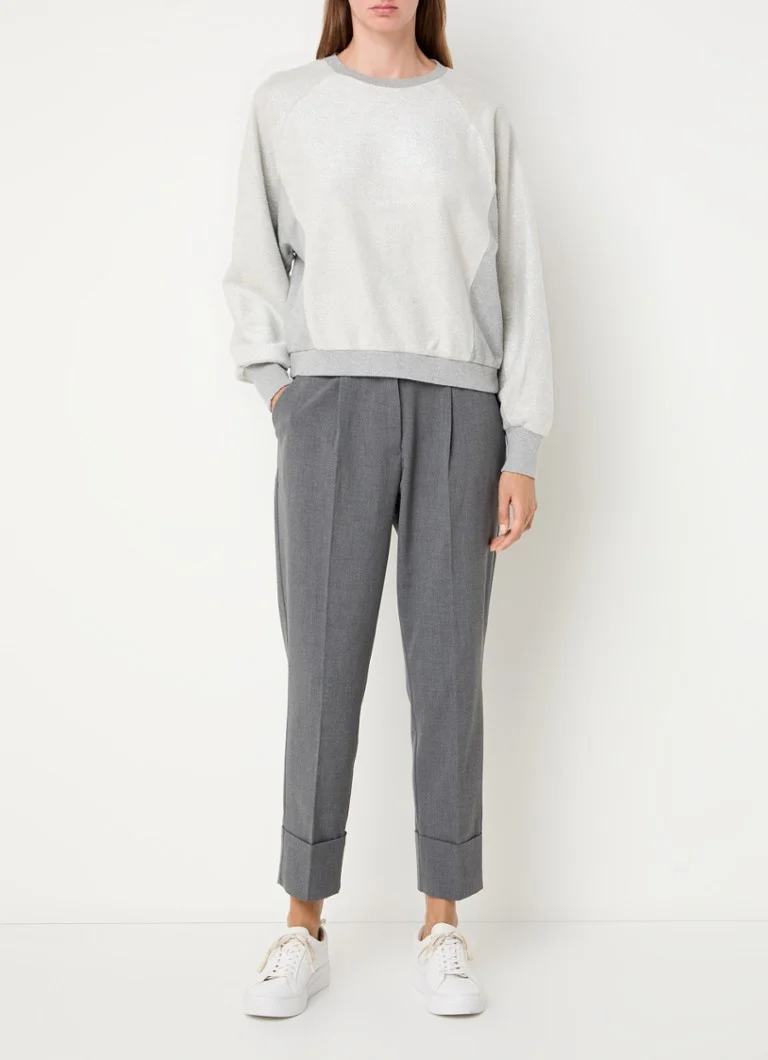 Maglione estivo con lurex ed elasticità