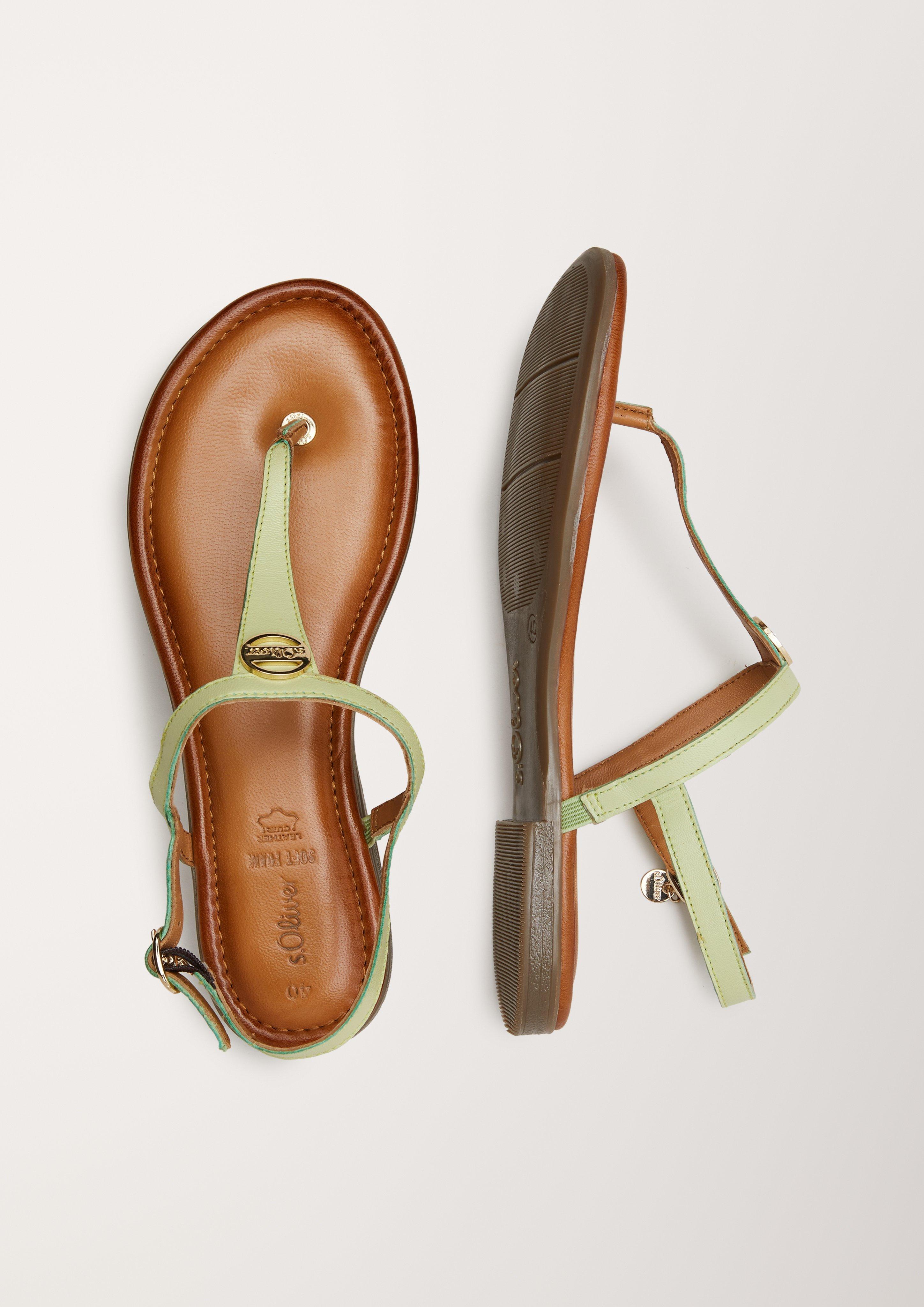 Riemchensandalen aus Leder  6005774-703