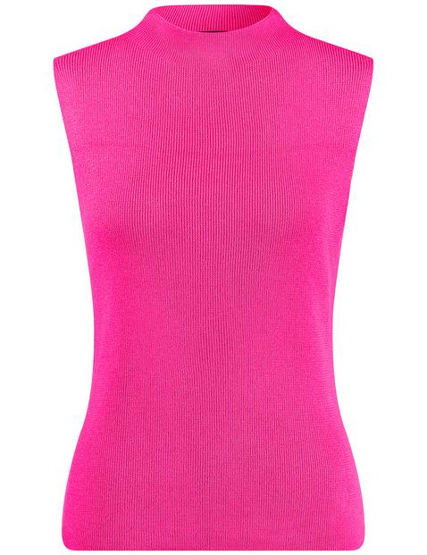 Feines Stricktop mit Stehkragen