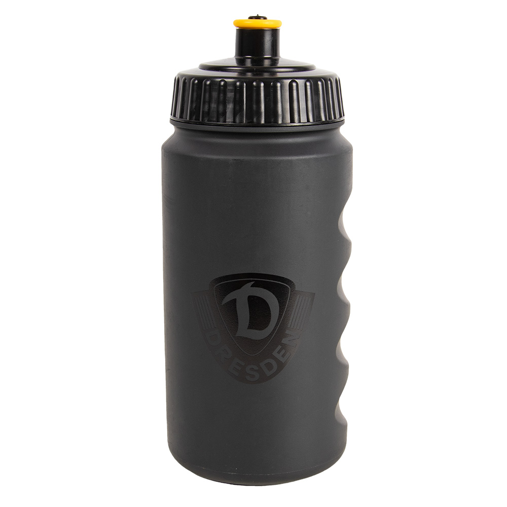 Trinkflasche Wappen matt schwarz (500ml)