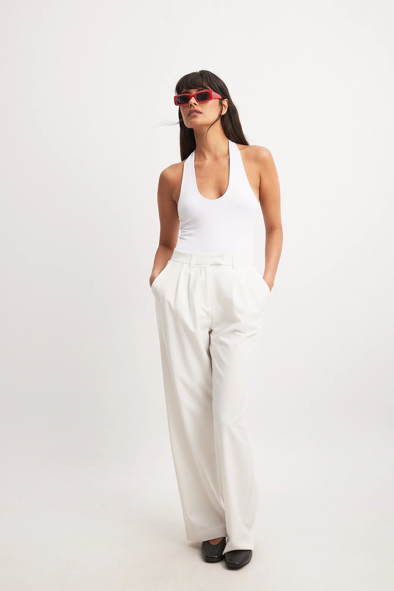 Bodysuit mit V-Ausschnitt