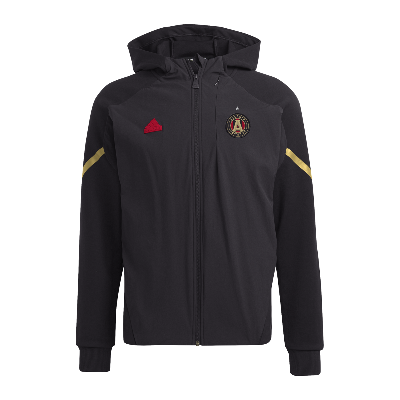 adidas Atlanta United Anthem Jacke Schwarz