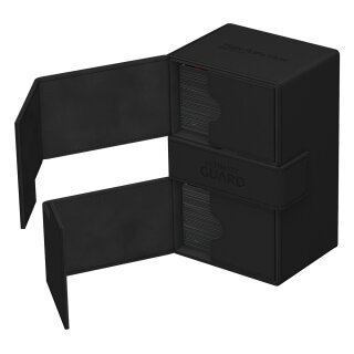 Ultimate Guard Twin Flip`n`Tray 160+ XenoSkin Monocolor - Schwarz