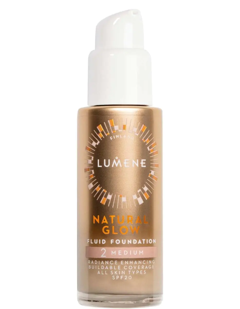 „Lumene Natural Glow 2 Medium“ šviesinantis ir lyginamasis makiažo pagrindas