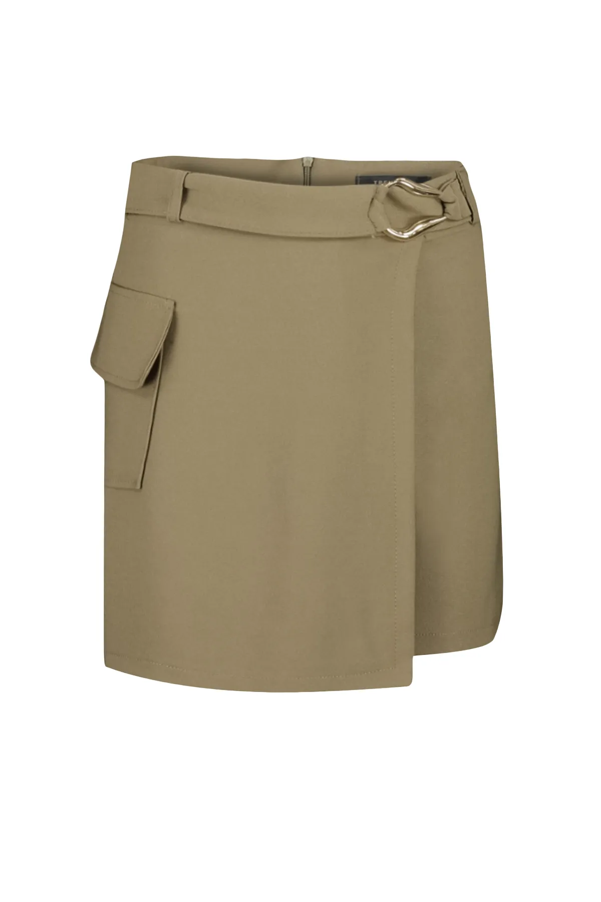 Trendyol Collection  Shorts - Khaki - Hoher Bund