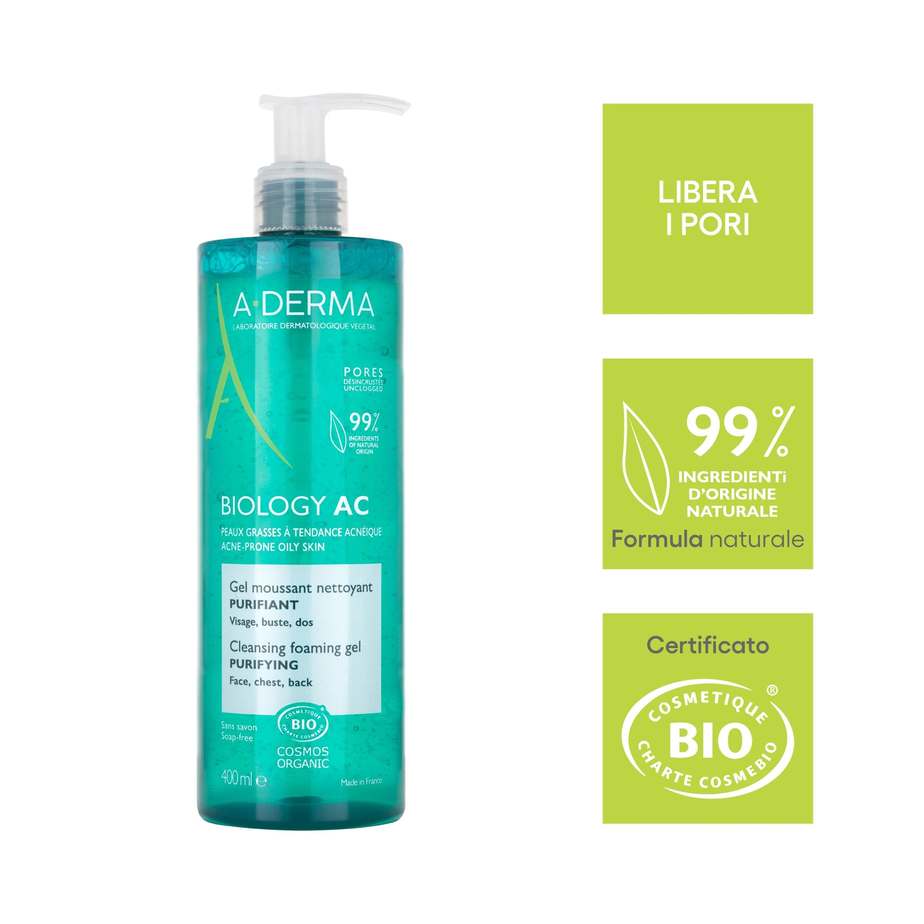 Biology AC Gel Detergente - Gel detergente viso