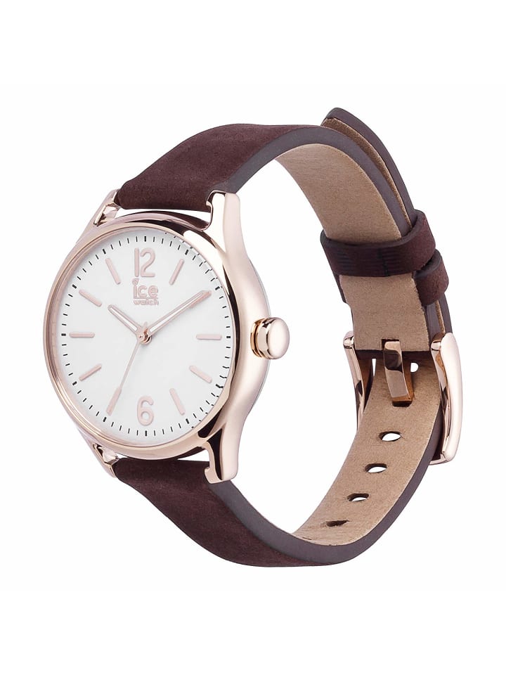 Ice Watch Quarzuhr 013072 (Small) braun Lederarmband  32 mm in braun günstig kaufen onesize