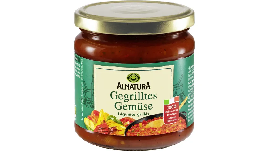 Alnatura Bio Tomatensauce Gegrilltes Gemüse 350 ml