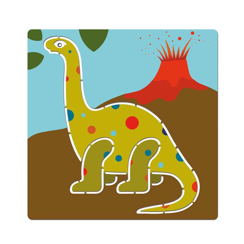 5 pochoirs dinosaures Djeco
