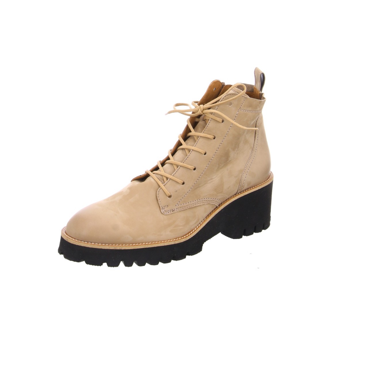 PAUL GREEN Schnür-Stiefeletten beige