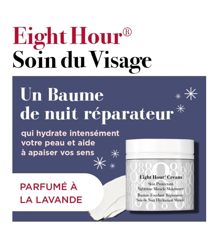 ELIZABETH ARDEN-EIGHT HOUR® CREAM  -Soin de Nuit Hydratant Miracle
