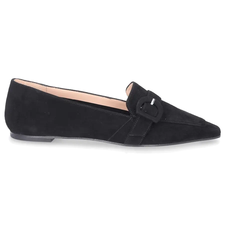 EN AVANT - Ballerinas X211007 Veloursleder - schwarz